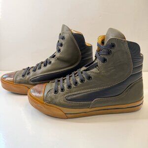 Dior Homme Leather High-Top Sneakers – EU 41 / US 8